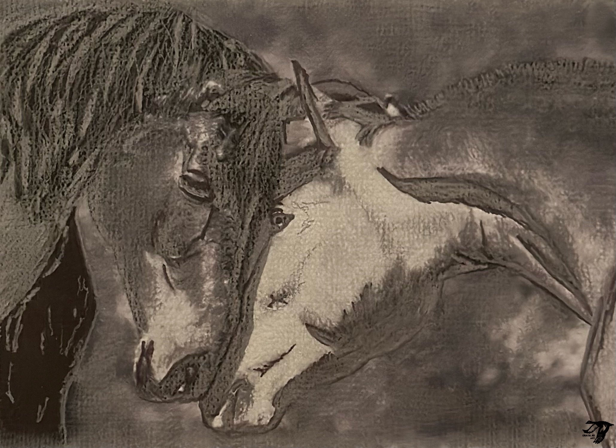 ORACULAR ART®, May the Horse Be With You (2022) Limited Edition Giclèe Print