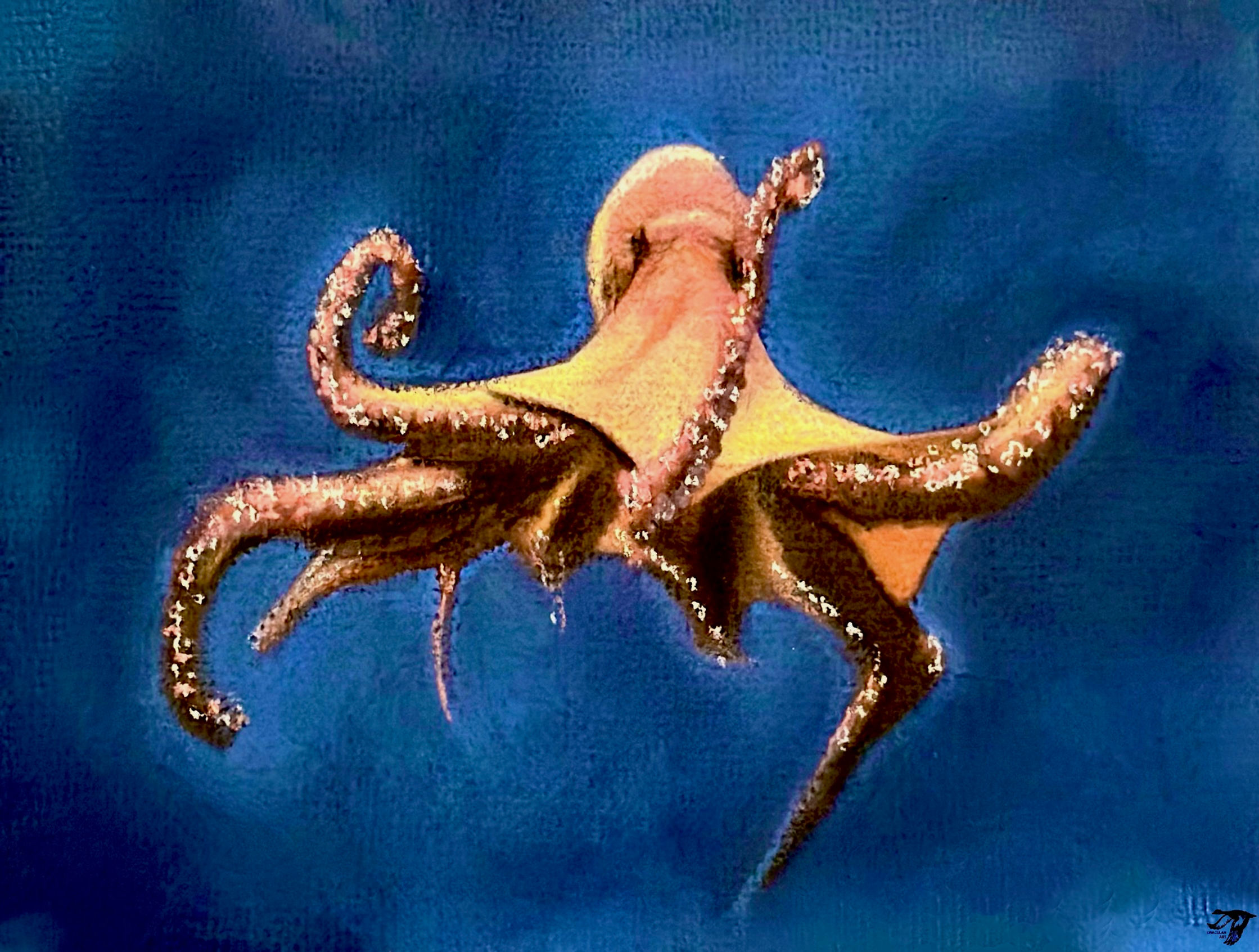 ORACULAR ART®, You Octopi My Thoughts (2020) Limited Edition Giclèe Print
