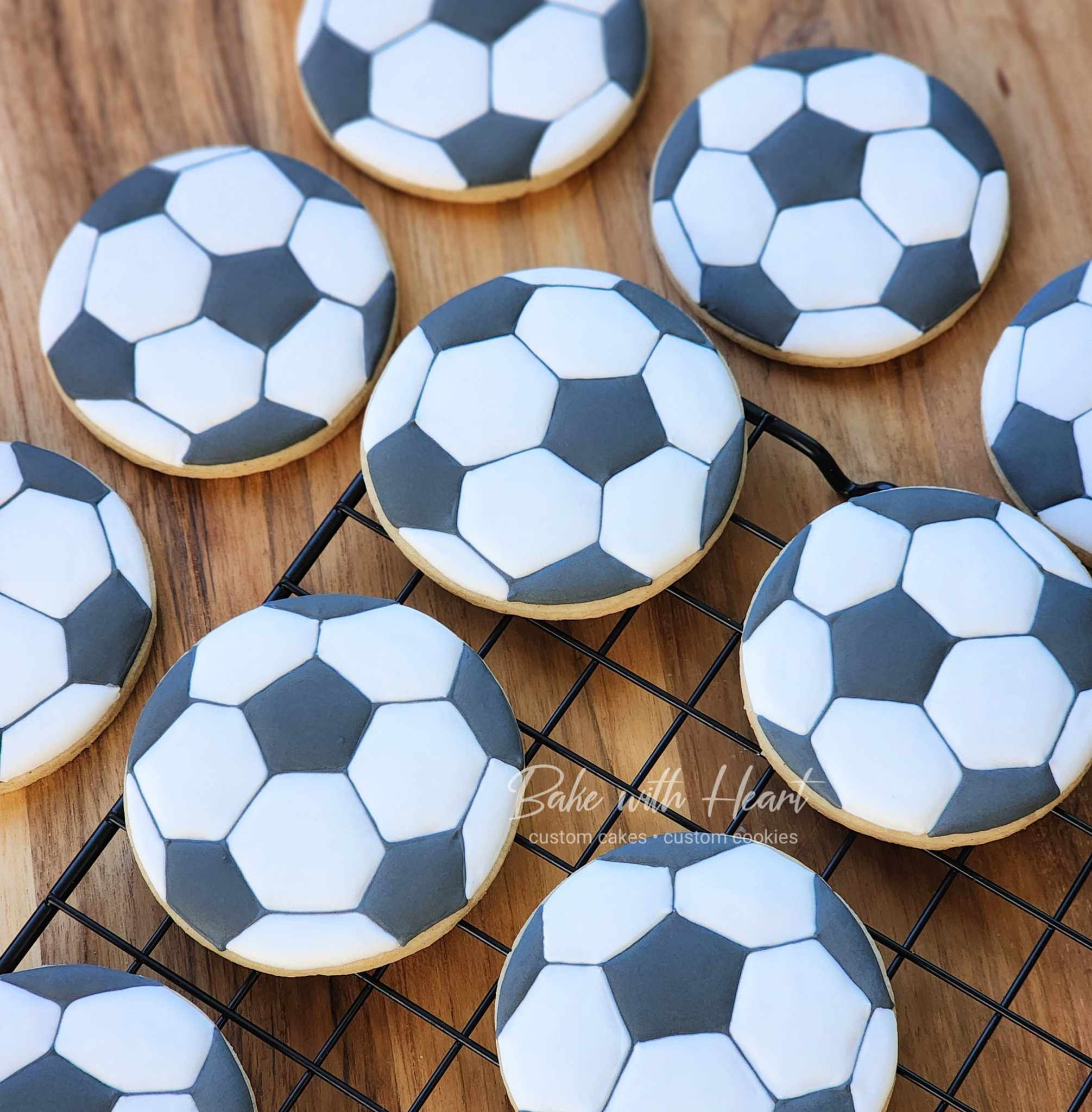 Soccer Sugar Cookies