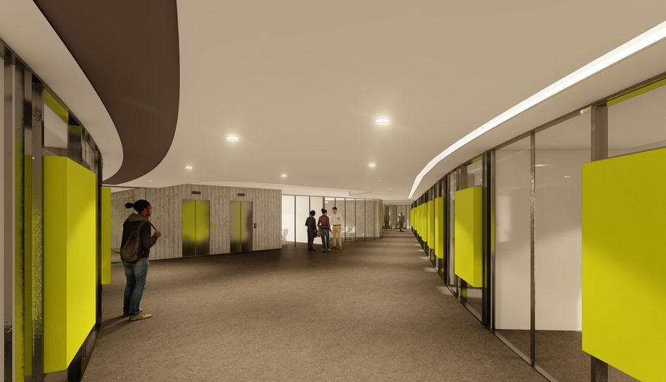 Concours Réhabilitation du bâtiment d'Oscar Niemeyer, Saint-Denis 
Ancien siège du journal l'Humanité reconvertis (bureaux de la DRIEETS) classé aux Monuments Historiques Explorations Architecture