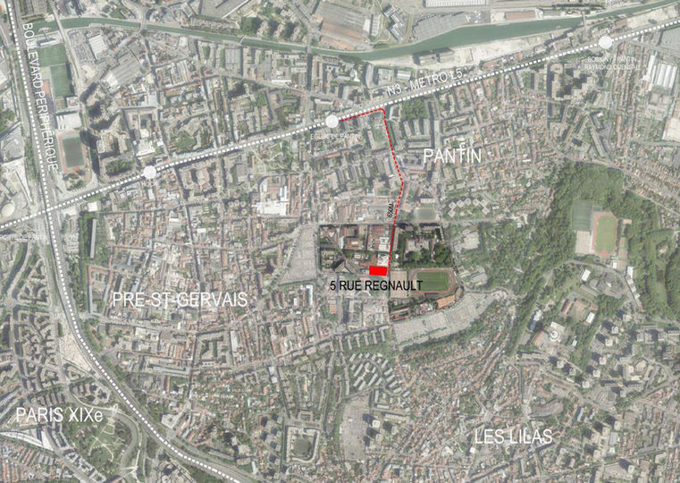 Faisabilité pour un projet de réhabilitation d'un ancien bâtiment industriel, Pantin
Etudes pour la reconversion en bureaux de l'ancienne usine l'Electromagnétique rue Regnault - Explorations Architecture