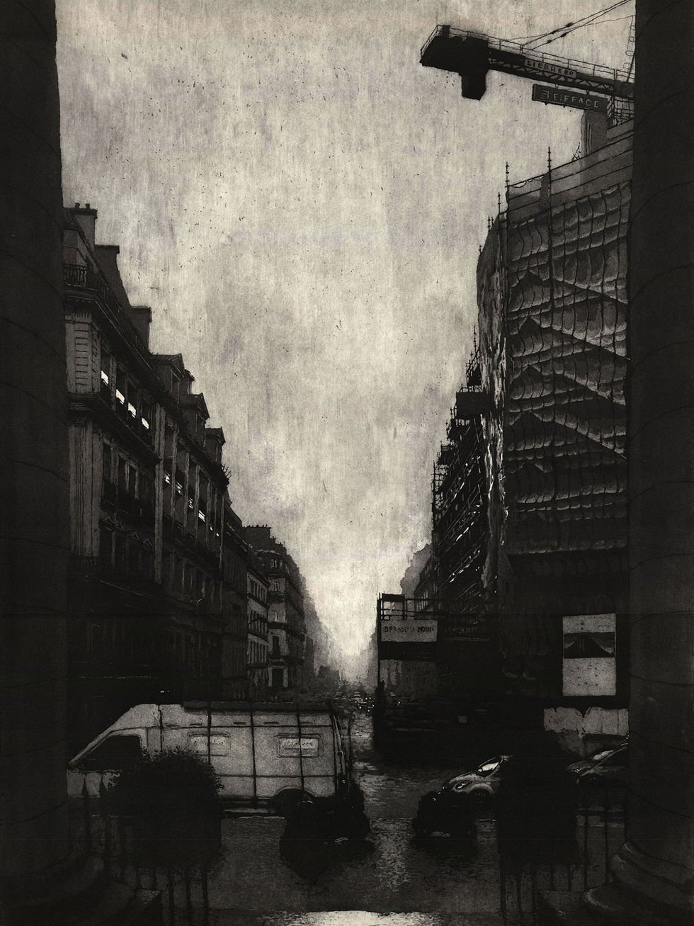 Veduta Paris gravure