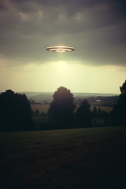 photo from 1975 of a UFO taken with a Minolta Hi-Matic C with Agfa Vista film