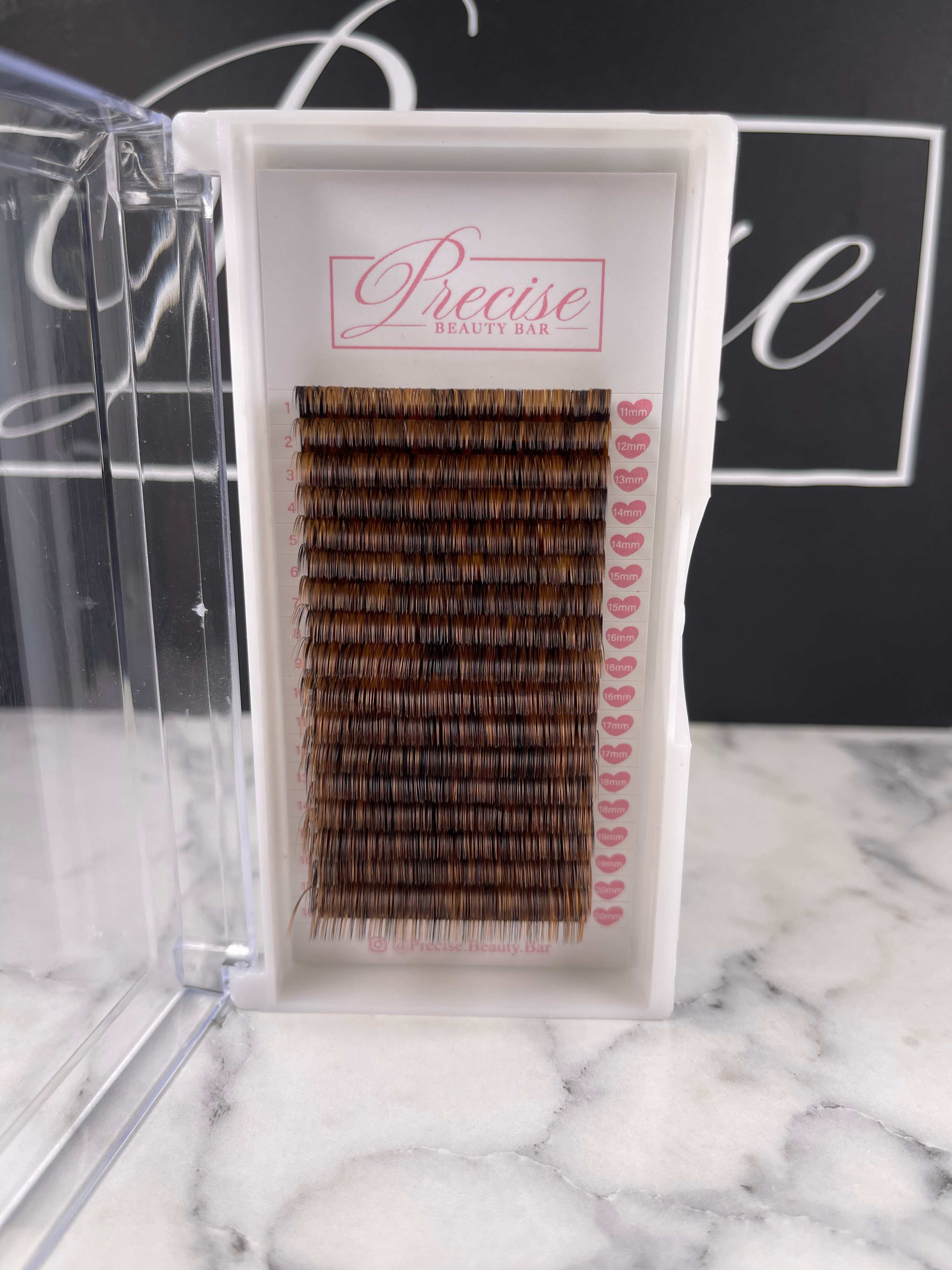 Ombre Brown .05 D Curl 