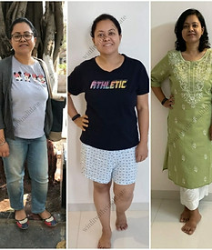 An transformation image of client Barkha Suryawanshi.