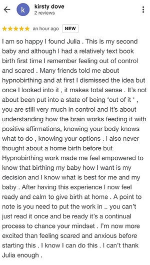 BABA-Doula-Services-&-Hypnobirthing-5-Star-Hypnobirthing-review