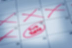 Calendar-with-due-date-circled-pregnancy-due-date