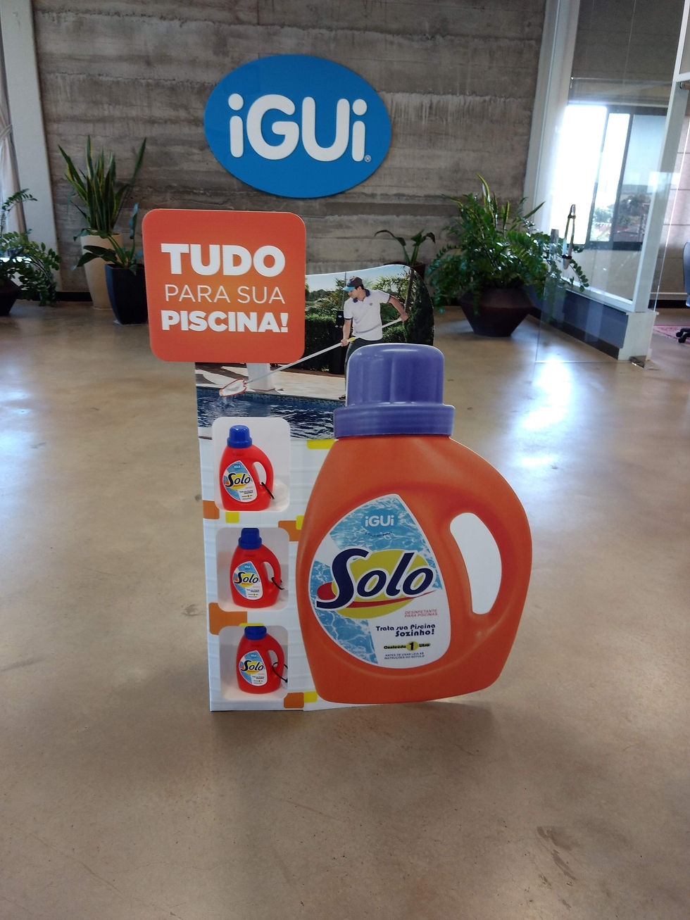 display de chão