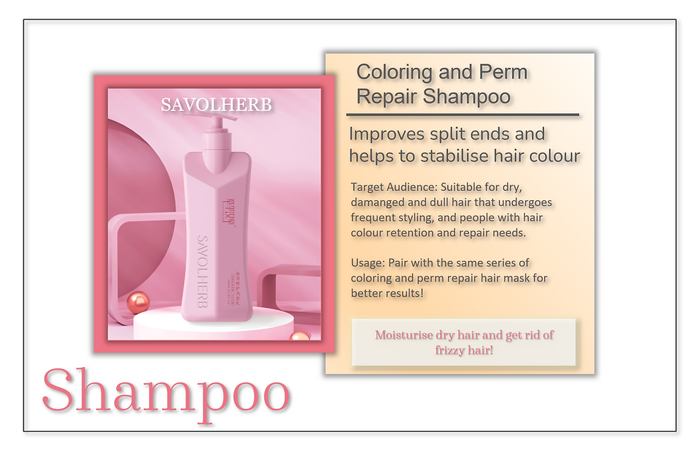 Thumbnail: SAVOLHERB Coloring and Perm Repair Shampoo