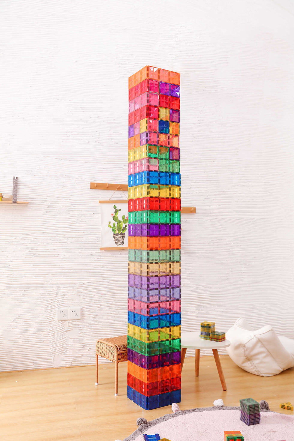 Thumbnail: Magnet Tile Set - 108 pieces
