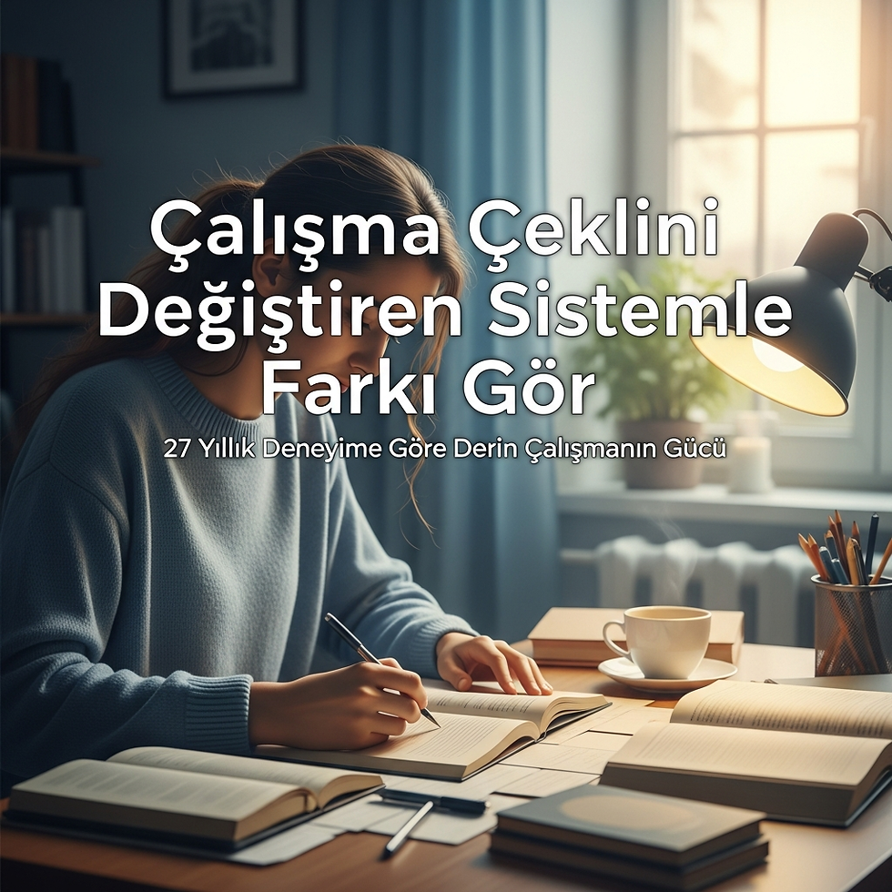 Çok Çalışıyorsun Ama Netlerin Artmıyor mu?