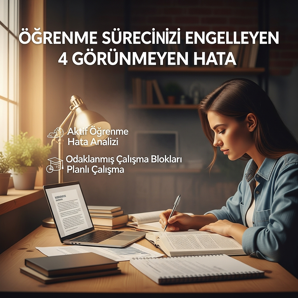 Öğrenme Sürecinizi Engelleyen