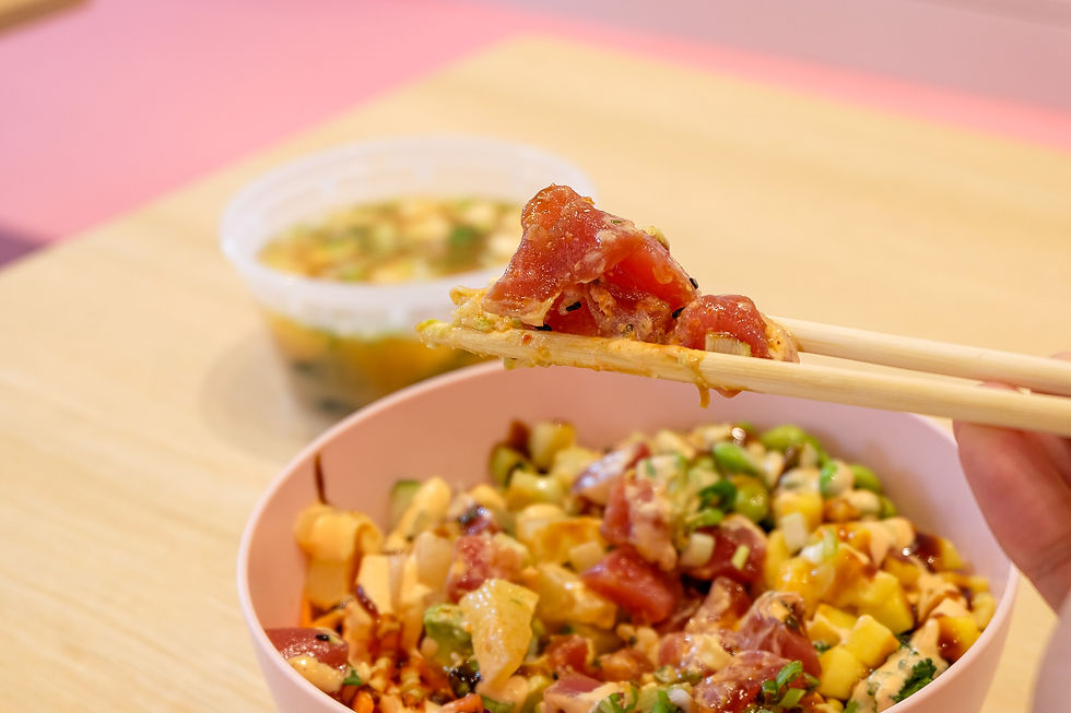 fresh poke bowl in Houston Heights