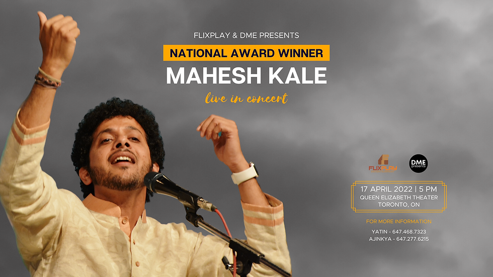 Mahesh Kale Live in Toronto
