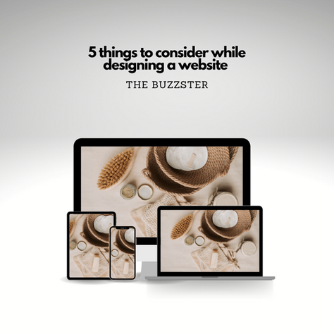 5 things to consider while designing a website