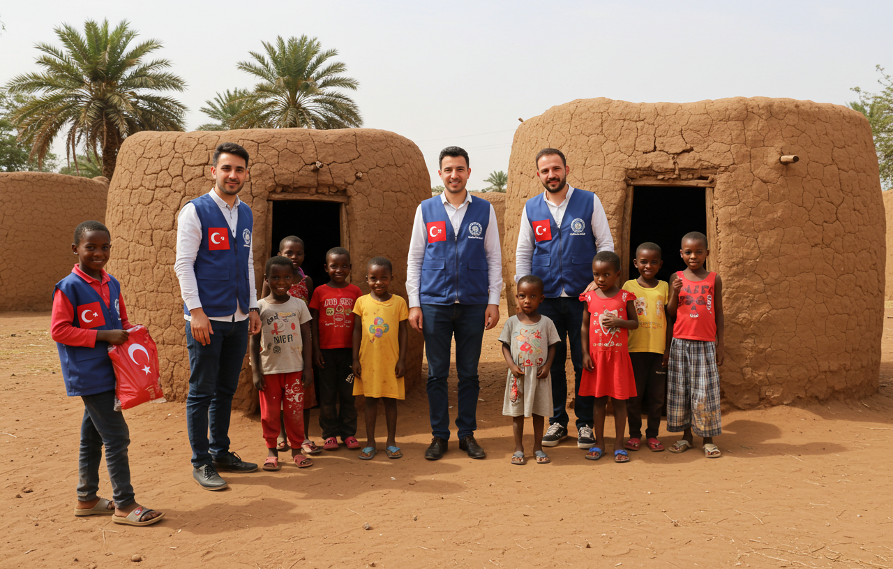 Afrika Çad'da destekleriniz ile çocuklara giyim desteği sağlıyoruz.