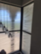 Vertical lines corner
