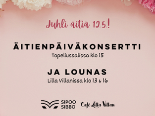 Juhli äitiä 12.5.