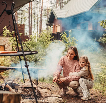 Domek Leśny nad Tanwią Ogród