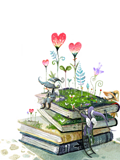 livros lindos.gif
