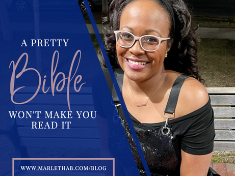 A Pretty Bible Won't Make You Read It