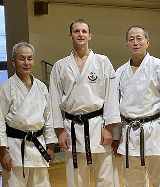 Alex Sensei with Daisuke Sensei and Sonoda Sensei
