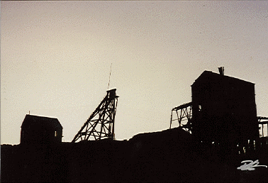Silver Mine Silhouette 