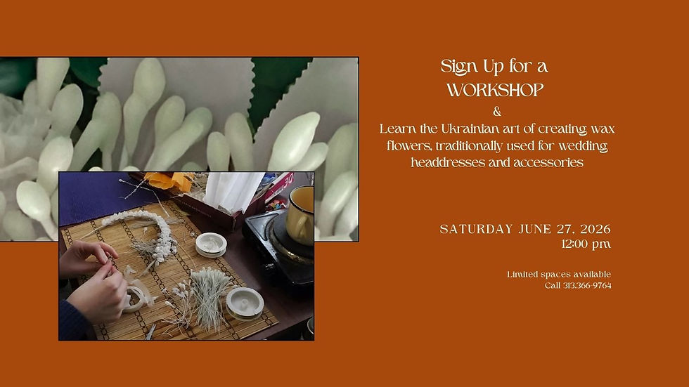 Ukrainian Wax Flower Workshop