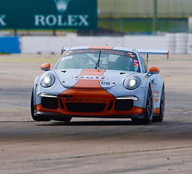 Brandon Driving a 2015 Porsche Cup at Sebring in February 2023