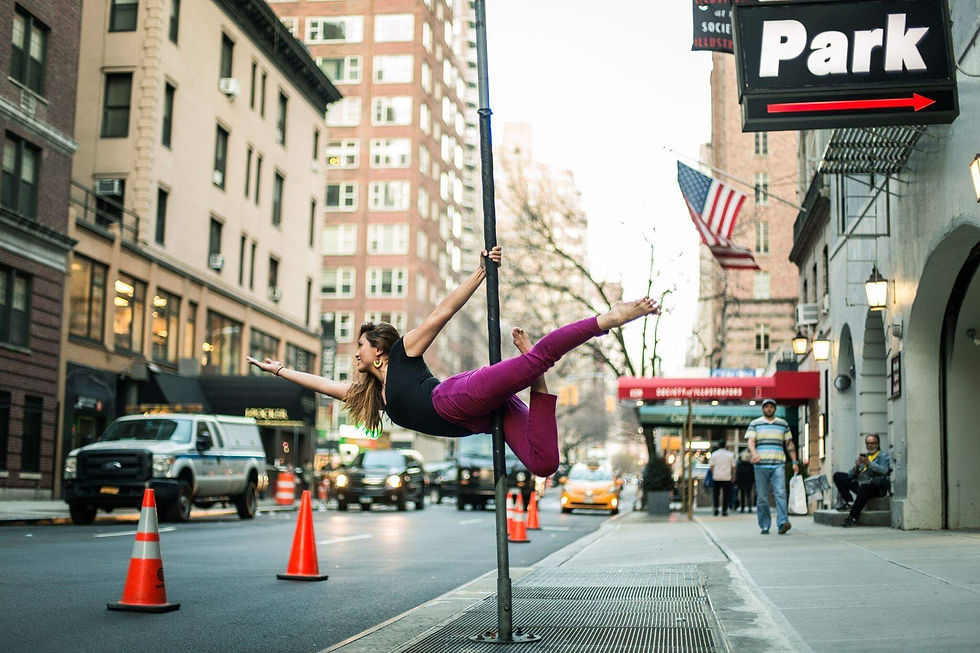 "I could never do that. I don't have the upper body strength for it."