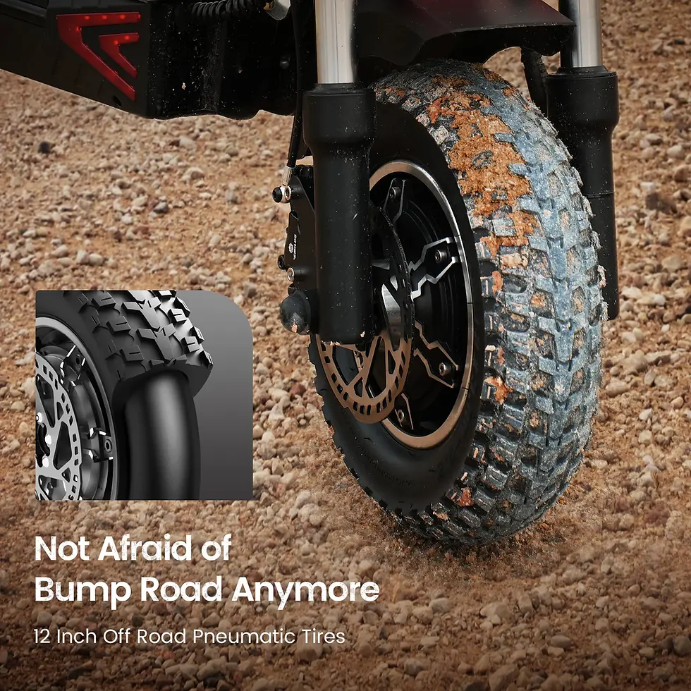 Thumbnail: iX8 Off-Road Tires Electric Scooter for Adults 2400W Dual Motor Up to 38MPH
