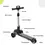 Thumbnail: iScooter iK2 3-Wheel Electric Scooter Adjustable Height for Kids Ages 3-8 Unique