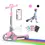 Thumbnail: iScooter iK2 3-Wheel Electric Scooter Adjustable Height for Kids Ages 3-8 Unique