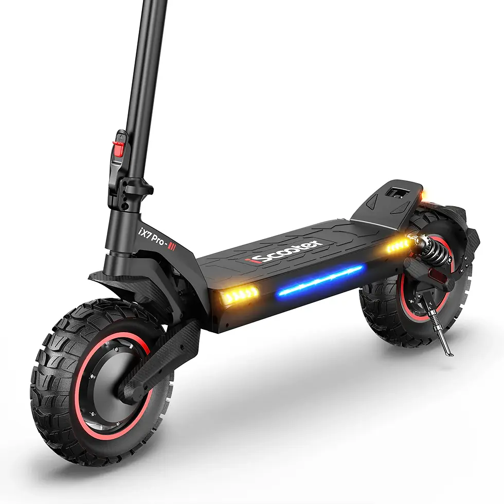 Thumbnail: iScooter iX7 Pro Off-road Electric Scooter, 2000W Motor, 50Miles Long Range