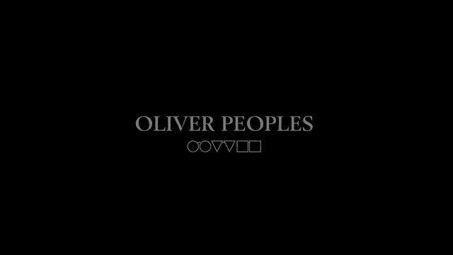 Oliver Peoples x Peter Lindbergh