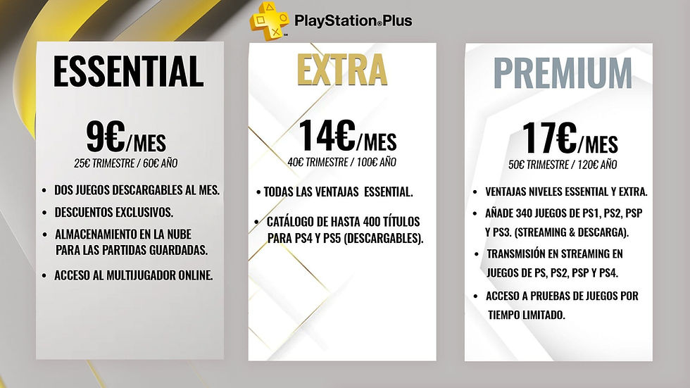 Spartacus se muestra, nace PS Plus Extra y Premium