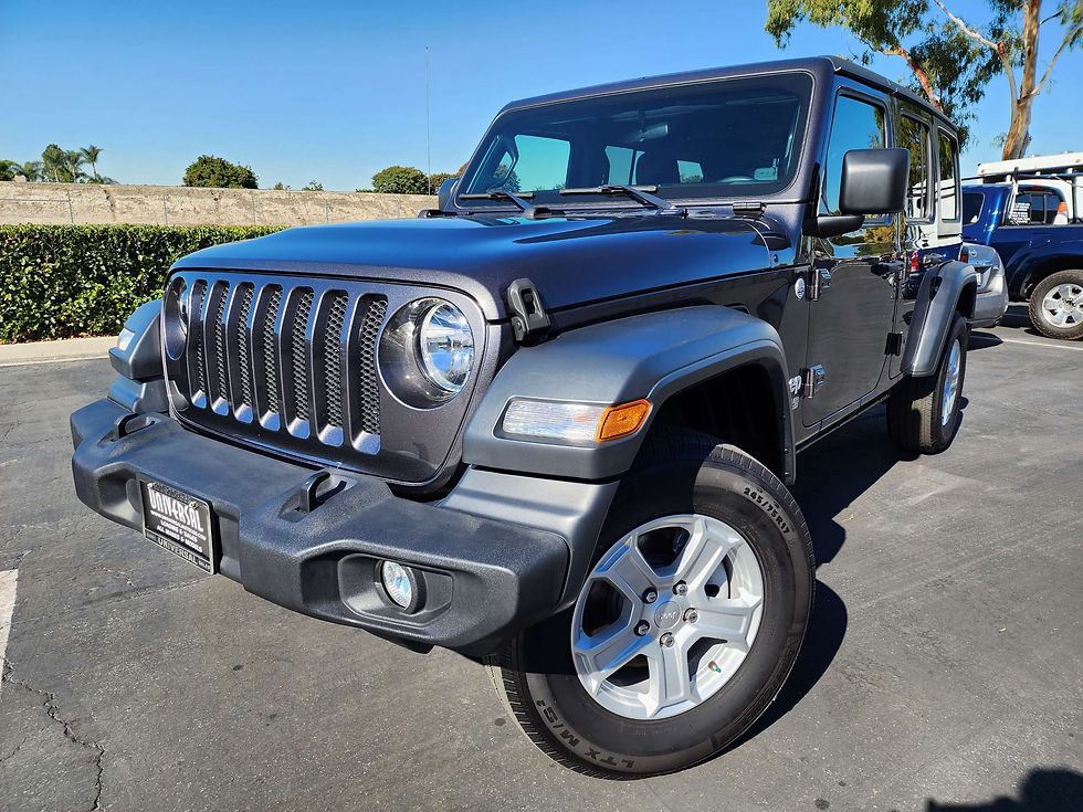 2020 Jeep Wrangler S 4X4