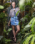 butterfly zipper dress blue morpho