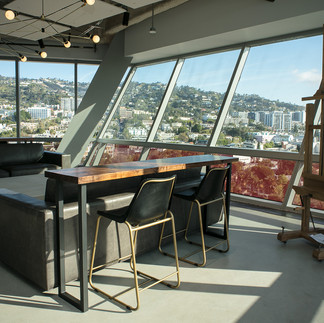 walnut bar top for hollywood highrise
