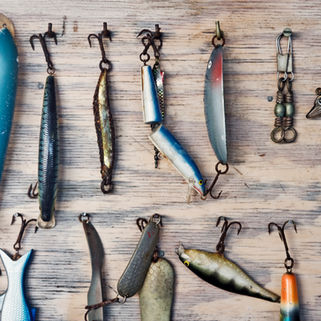 Fishing lures and hooks