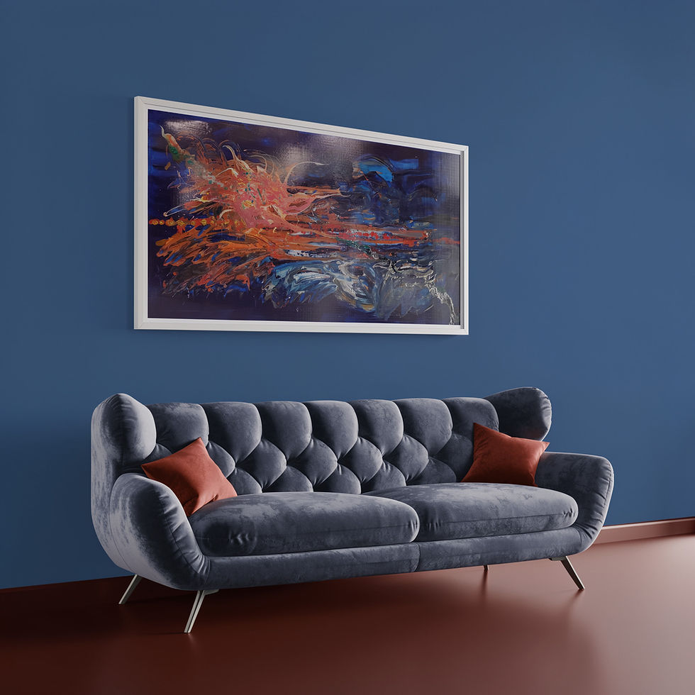 Thumbnail: "Reaction" 36x72 in
