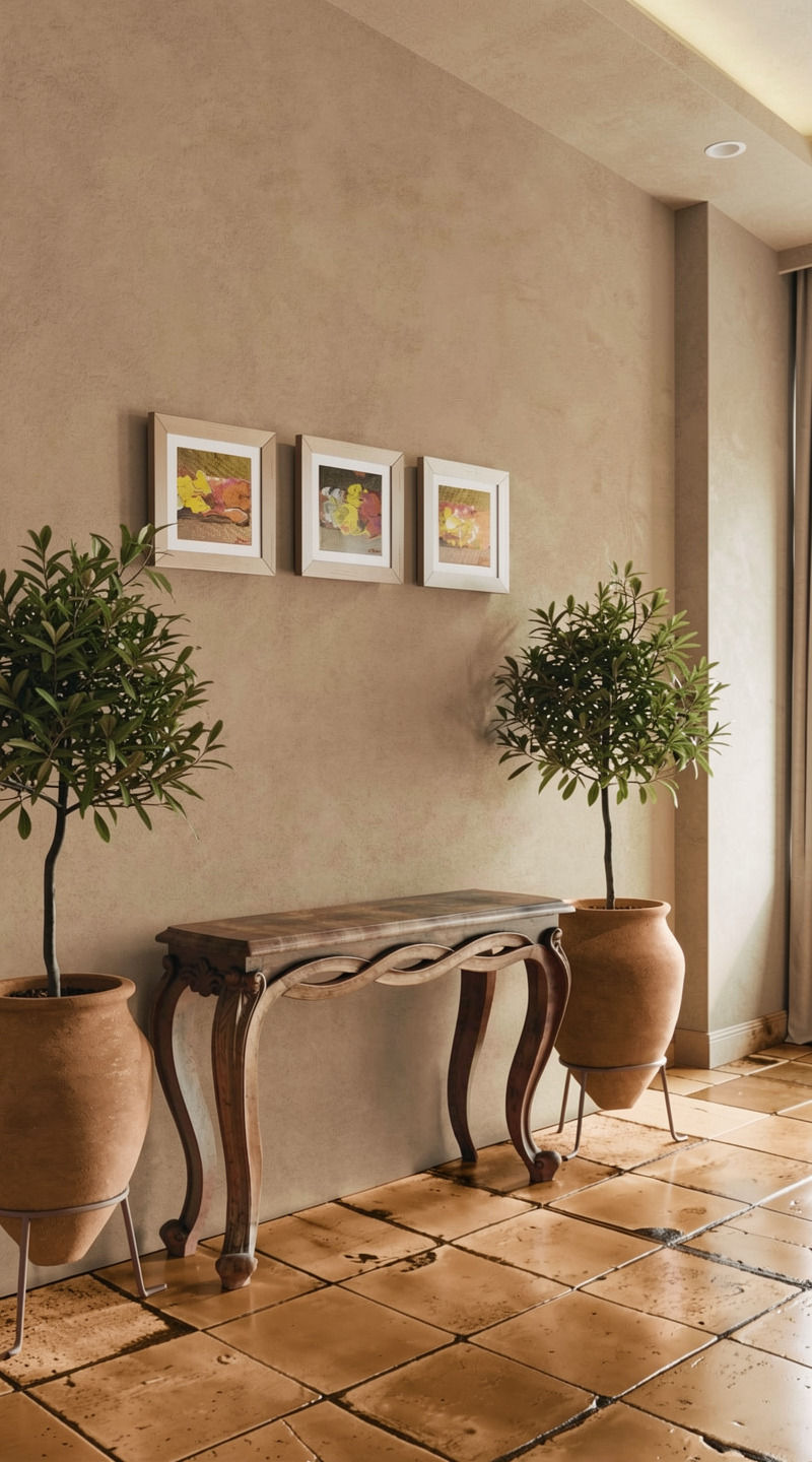 Thumbnail: "Trellis" Three 6 x 6 in canvases