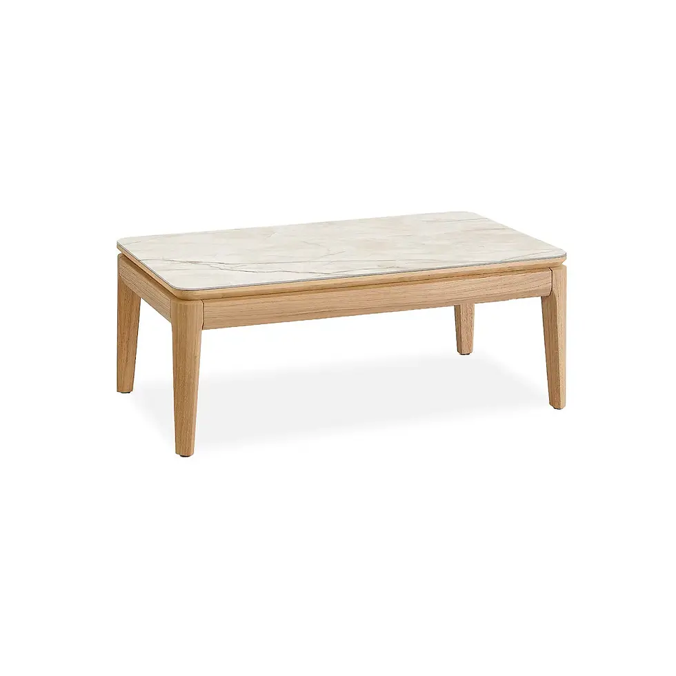 Miniature : Table basse bois + céramique