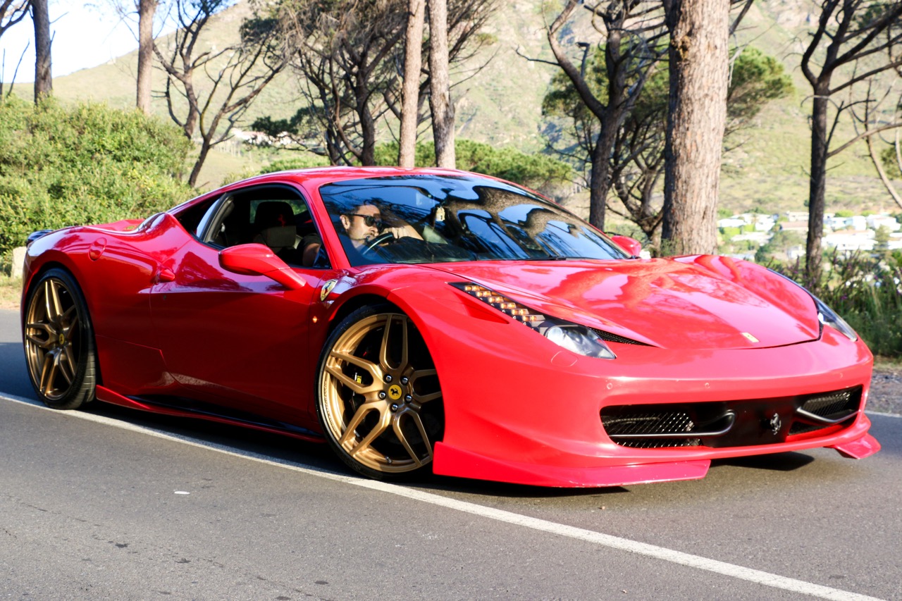 Rent a Ferrari 458 in Cape Town β luxury car hire for American visitors