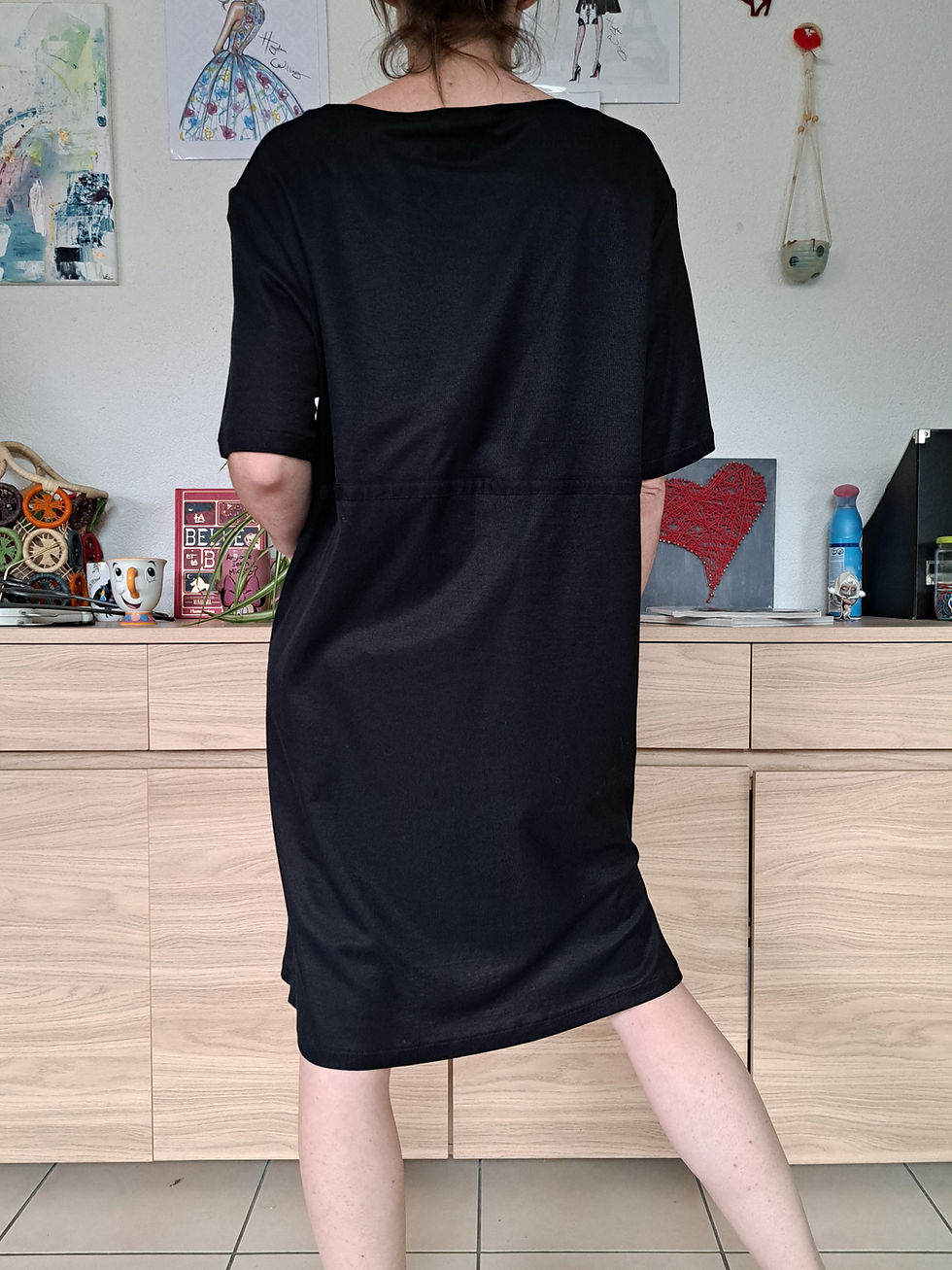 Miniature : Robe vintage Beldona noir t : 44