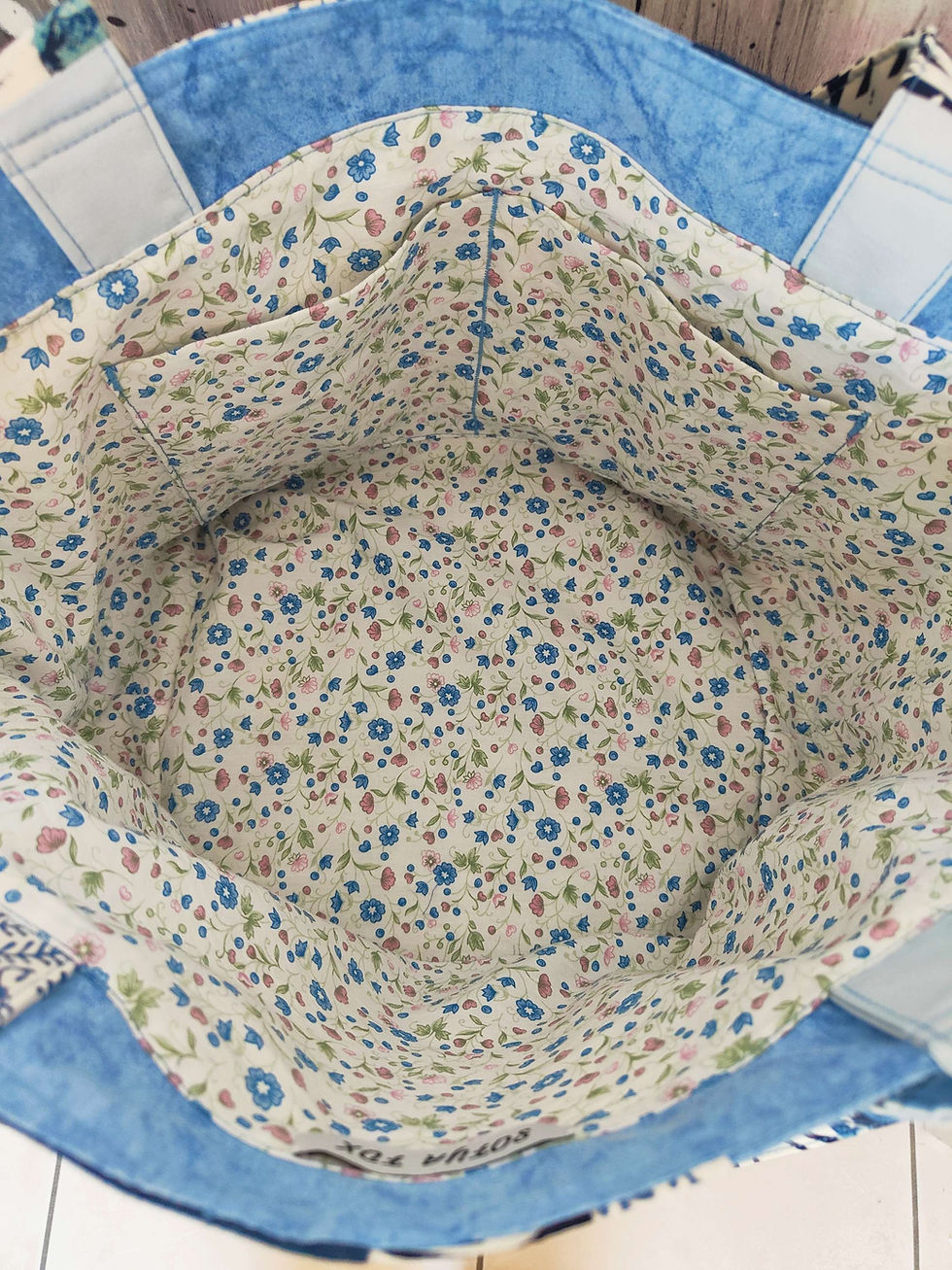 Miniature : Sac fourre-tout upcyclé