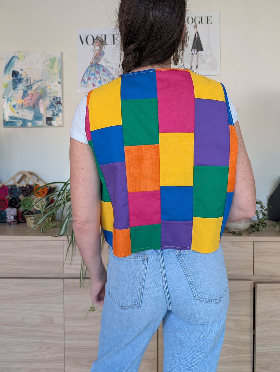 Miniature : Gilet multicolore