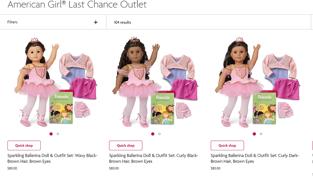 American Girl Sparkling Ballerina Dolls on Sale