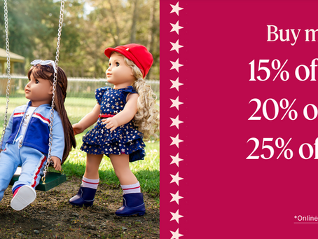 American Girl Independence Day Sale