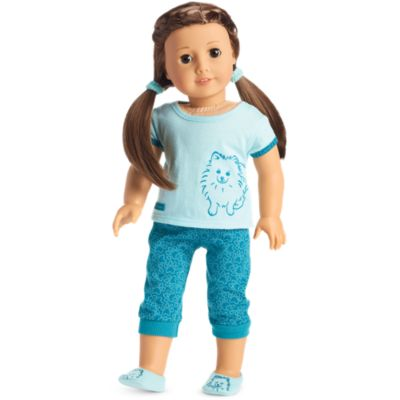 American Girl Doll Truly Me Pomeranian Pajamas, American Girl Doll Pajamas, American Girl Doll Truly Me Pajamas, American Girl Doll Puppy Pajamas, American Girl Doll Just Like You 59, American Girl Doll Anita Schoffman, American Girl Doll Anita Stops The Bullying